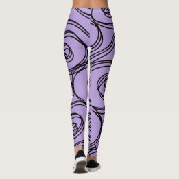 VIOLET VAN HET WISSELPATROON ULTRA door Slipperywi Leggings