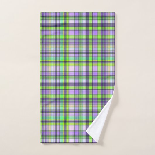 violet vert   (Serviette à main)