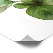 Violet violet Fleurs Art Imprimer Poster (Coin)