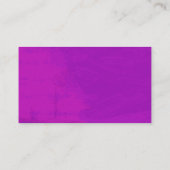 Violet violet Guitare enseignant Carte de visite (Dos)