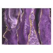 Violet violet Parties scintillant or Nappe Nom per (Devant (Horizontal))