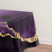 Violet violet Parties scintillant or Nappe Nom per (In Situ)