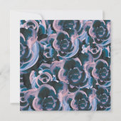 Violet violet rose roses Bat mitzvah Invitation (Dos)