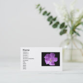 Violet Visitekaartje (Staand voorkant)