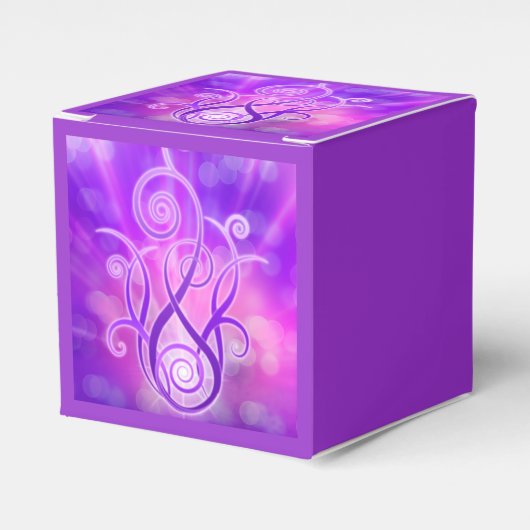 Violet vlam / Violet Fire Bedankdoosjes (Voorkant Zijde)