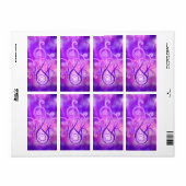 Violet vlam / Violet Fire Etiket (Full Sheet)