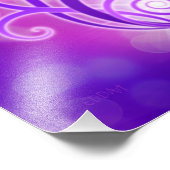 Violet vlam / Violet Fire Foto Afdruk (Hoek)