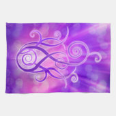Violet vlam / Violet Fire Theedoek (Horizontaal)