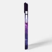 Violet Volcano Galaxy Art iPhone 15 Pro Max Coque (Verso / Gauche)