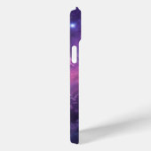 Violet Volcano Galaxy Art iPhone 15 Pro Max Coque (Verso / Droite)