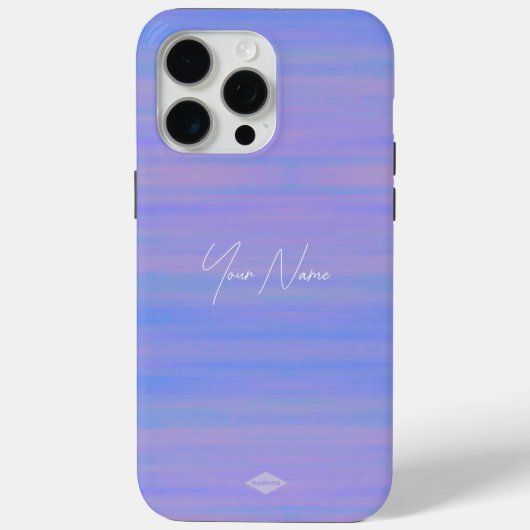 Violet Waterverf Look Mobiele Telefoon Case (Achterkant)