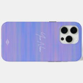 Violet Waterverf Look Mobiele Telefoon Case (Achterkant (horizontaal))