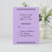 Violet Wedding RSVP (Debout devant)