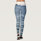 Violet Weide Groen Gradiënt Flow Leggings (Achterkant)