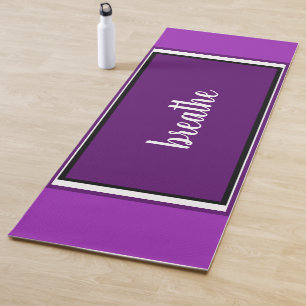 Violet White Breathe kalmeert je geest Yogamat