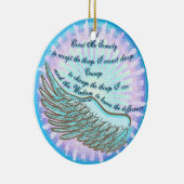 Violet Wing Serenity Prayer ornament (Rechts)