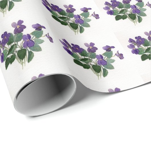 Violet Wrapping papper Cadeaupapier (Rol Hoek)