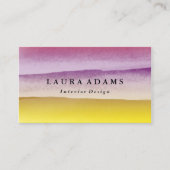 Violet Yellow Bruskes Visitekaartje (Voorkant)