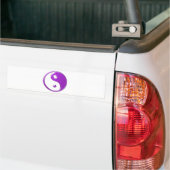 Violet Yin Yang Bumpersticker (Op Truck)