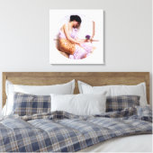 Violet, zoet Violet c1908 Canvas Afdruk (Insitu (Slaapkamer))