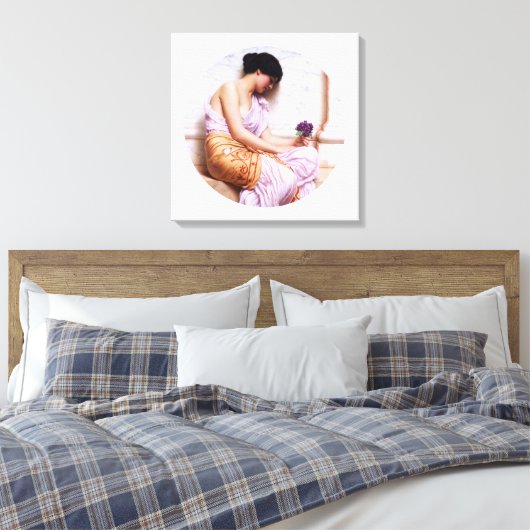Violet, zoet Violet c1908 Canvas Afdruk (Insitu (Slaapkamer))