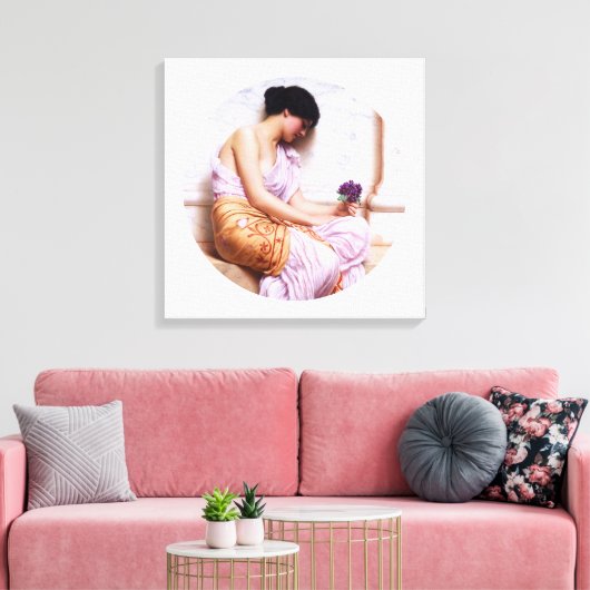 Violet, zoet Violet c1908 Canvas Afdruk (Insitu (Woonkamer))