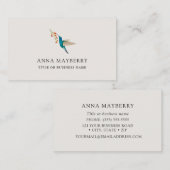 Violetar Hummingbird Visitekaartje (Voorkant / Achterkant)