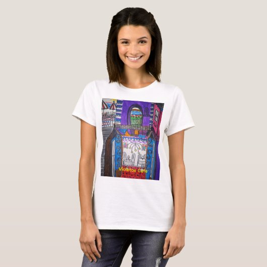 Violeta's Cafe Men's Basic T-Shirt (Devant entier)