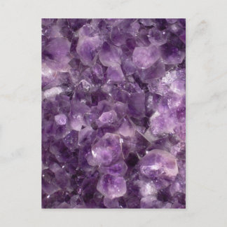Violetkleurige Geode Briefkaart