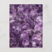 Violetkleurige Geode Briefkaart (Voorkant)