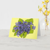 Violets2013 Kaart (Gele Bloem)