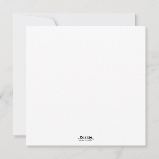 "Violets" Blanco Kaart (Achterkant)