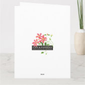 Violets, carte de fête des mères, salutation espag (Dos)