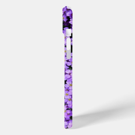 Violets coques iphone de fleurs violettes (Verso / Gauche)