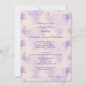 Violets en Fleur de Lis-Vrijgezellenfeest Kaart (Achterkant)