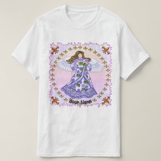 Violets Engel T-shirt (Design voorkant)