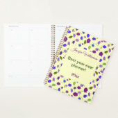 Violets et feuille motif de surface Meilleure anné (Devant avec enveloppe)