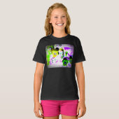 Violets Girls' T-Shirt (Voorkant volledig)