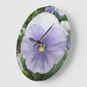 Violets~ Horloge murale (Angle)