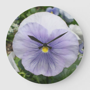 Violets~ Horloge murale