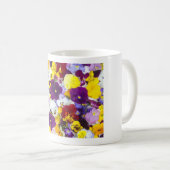 Violets, Lavande, Mug à thème Rose (Devant droit)