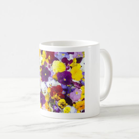 Violets, Lavande, Mug à thème Rose (Devant droit)