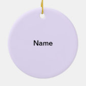 Violets Rocking Horse ornament (Achterkant)