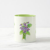 Violets sauvages Mug (Centre)