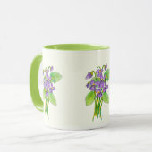Violets sauvages Mug (Devant gauche)