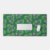 Violets sur vert émeraude (Clavier et souris)