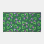 Violets sur vert émeraude (Recto)