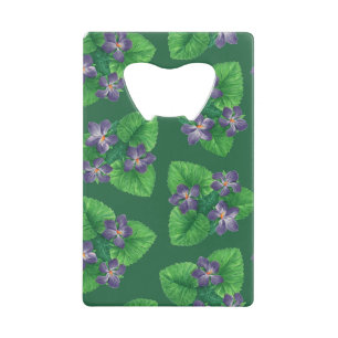 Violets sur vert émeraude