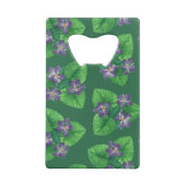 Violets sur vert émeraude (Dos)
