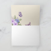 violets tasse de thé papillons papillon merci non. (Intérieur)